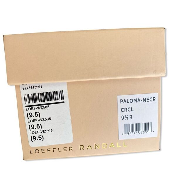 NEW Loeffler Randall Paloma Mules heels shoes Cream rhinestones Revolve 9.5 - Picture 9 of 13